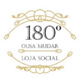 Logotipo da Loja Social 180º Ousa Mudar